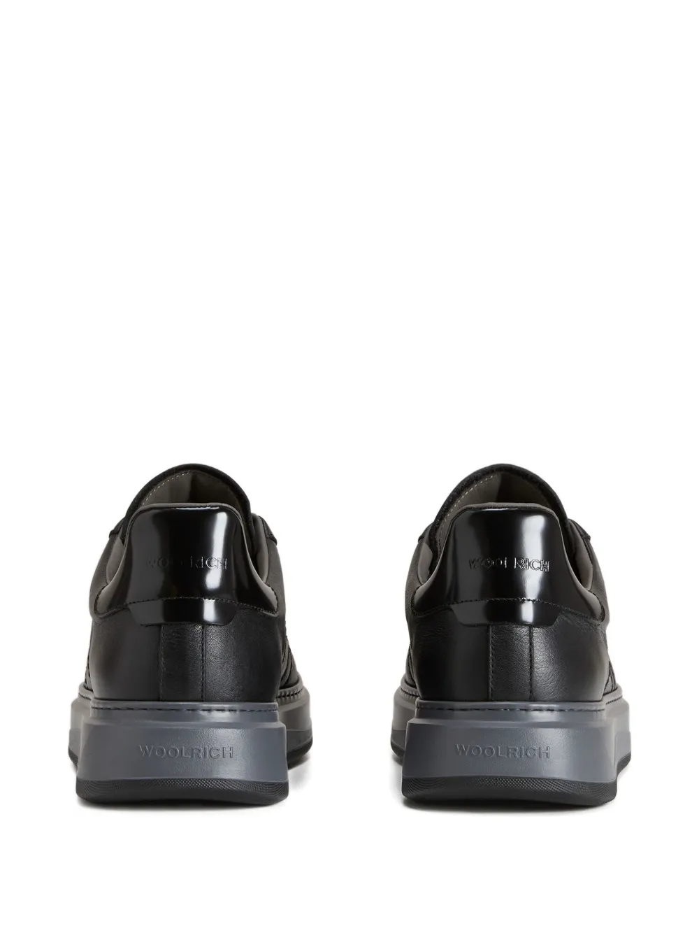 Woolrich Arrow leather trainers Black