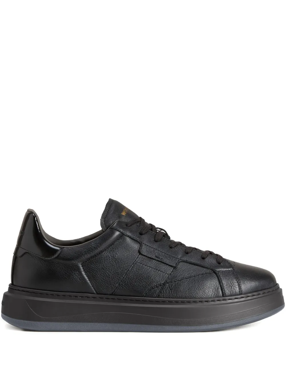 Woolrich Arrow leather sneakers | Black | Image 1