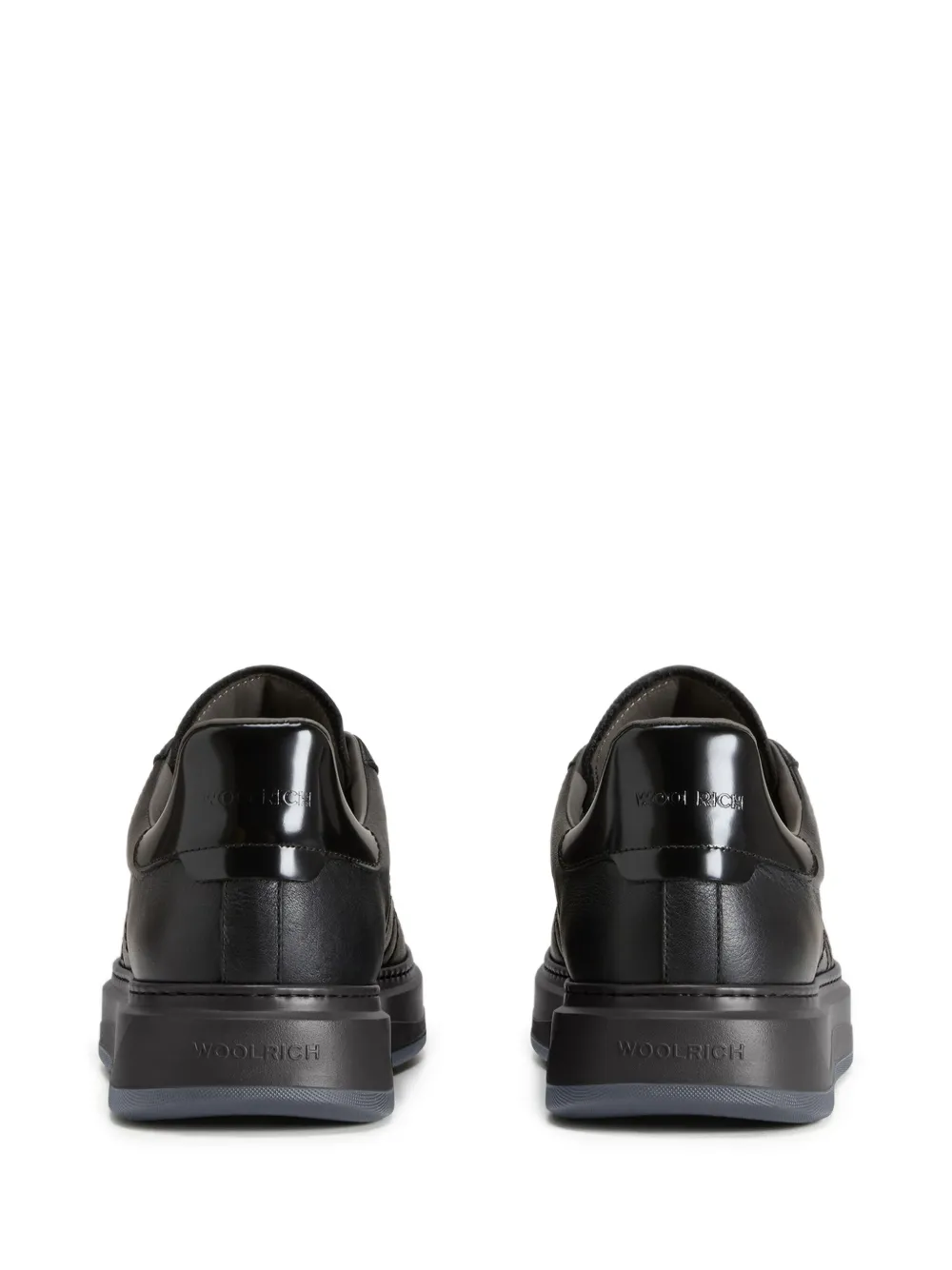  Woolrich Arrow Leather Sneakers - Black 
