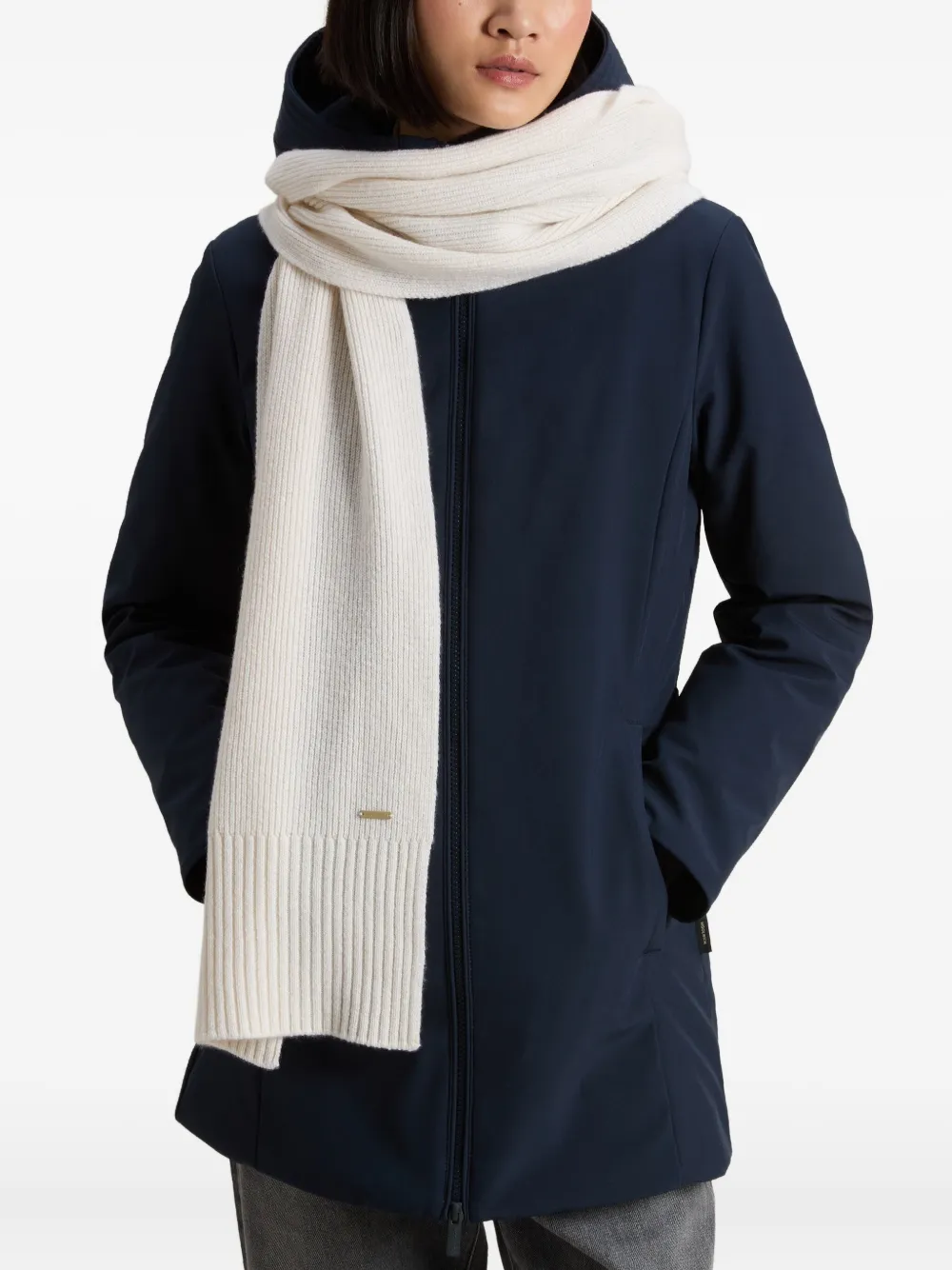 Woolrich Kasjmier sjaal Wit