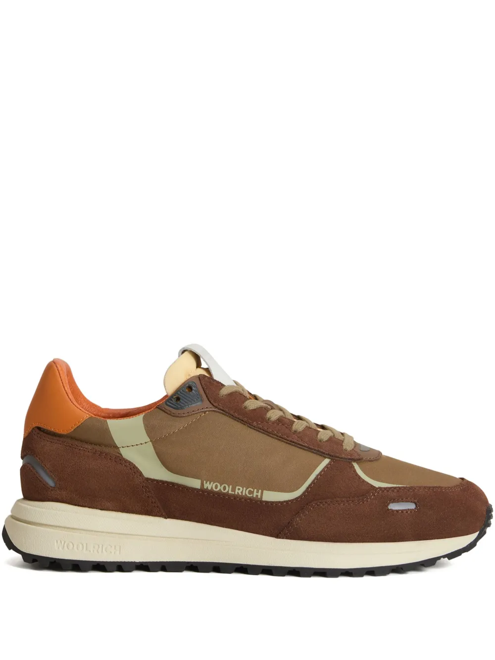 Woolrich panelled trainers Brown