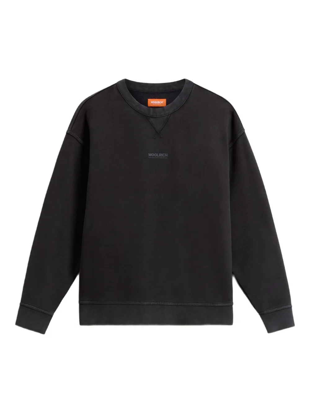 Woolrich Kids graphic-print crewneck sweatshirt | Black | Image 1