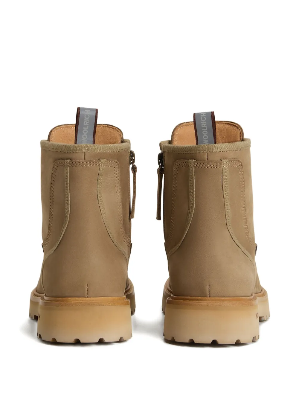 Woolrich lace-up zip boots Neutrals
