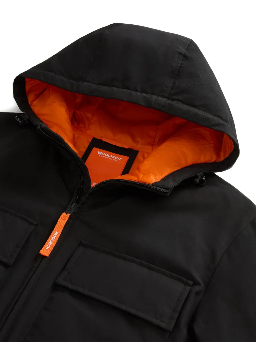 Woolrich Kids Ramar City parka met capuchon Zwart