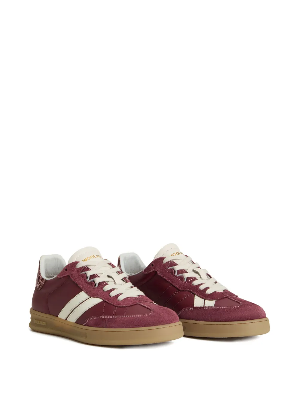 Woolrich Leren sneakers - Rood
