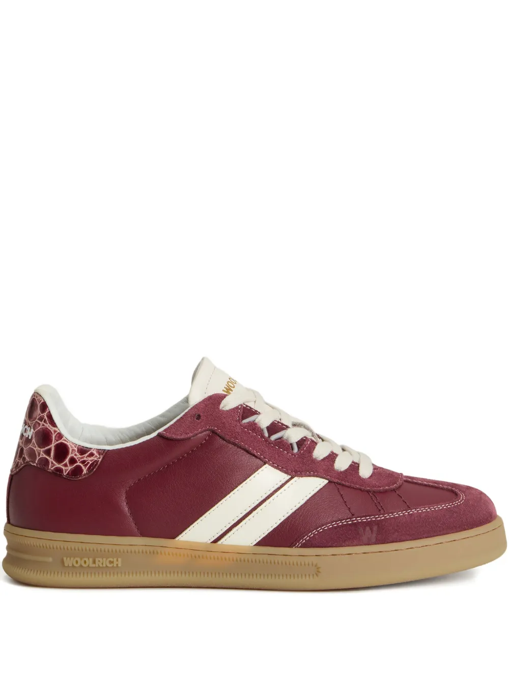 Woolrich leather sneakers Red