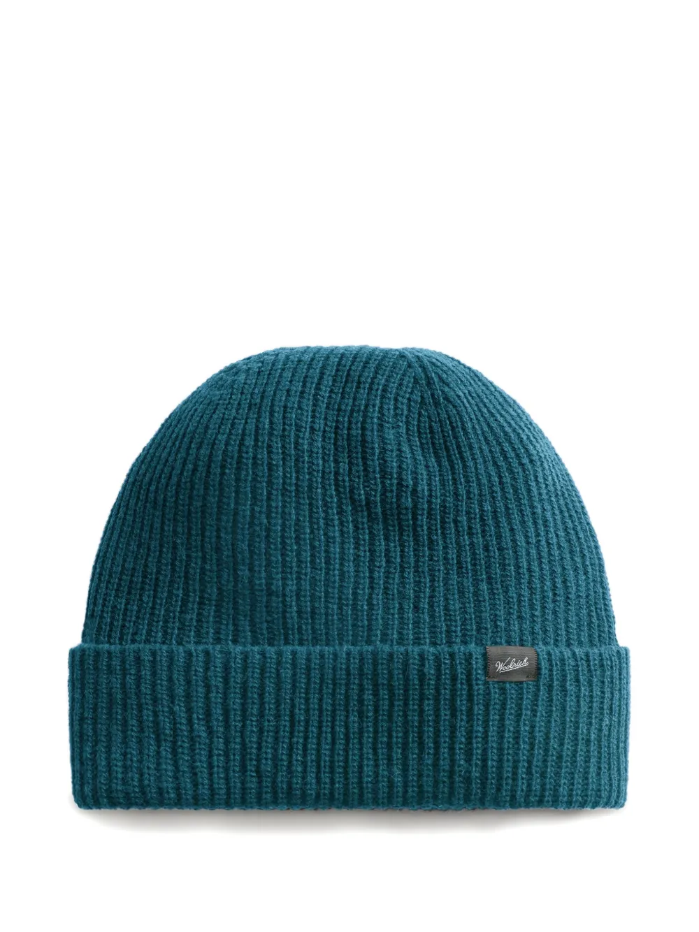 Woolrich ribbed-knit beanie | Green | Image 1