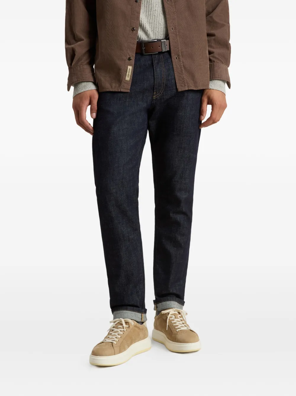 Woolrich leather platform sneakers Neutrals