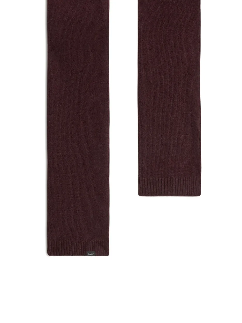 Woolrich Ribbed Scarf In Burgundy