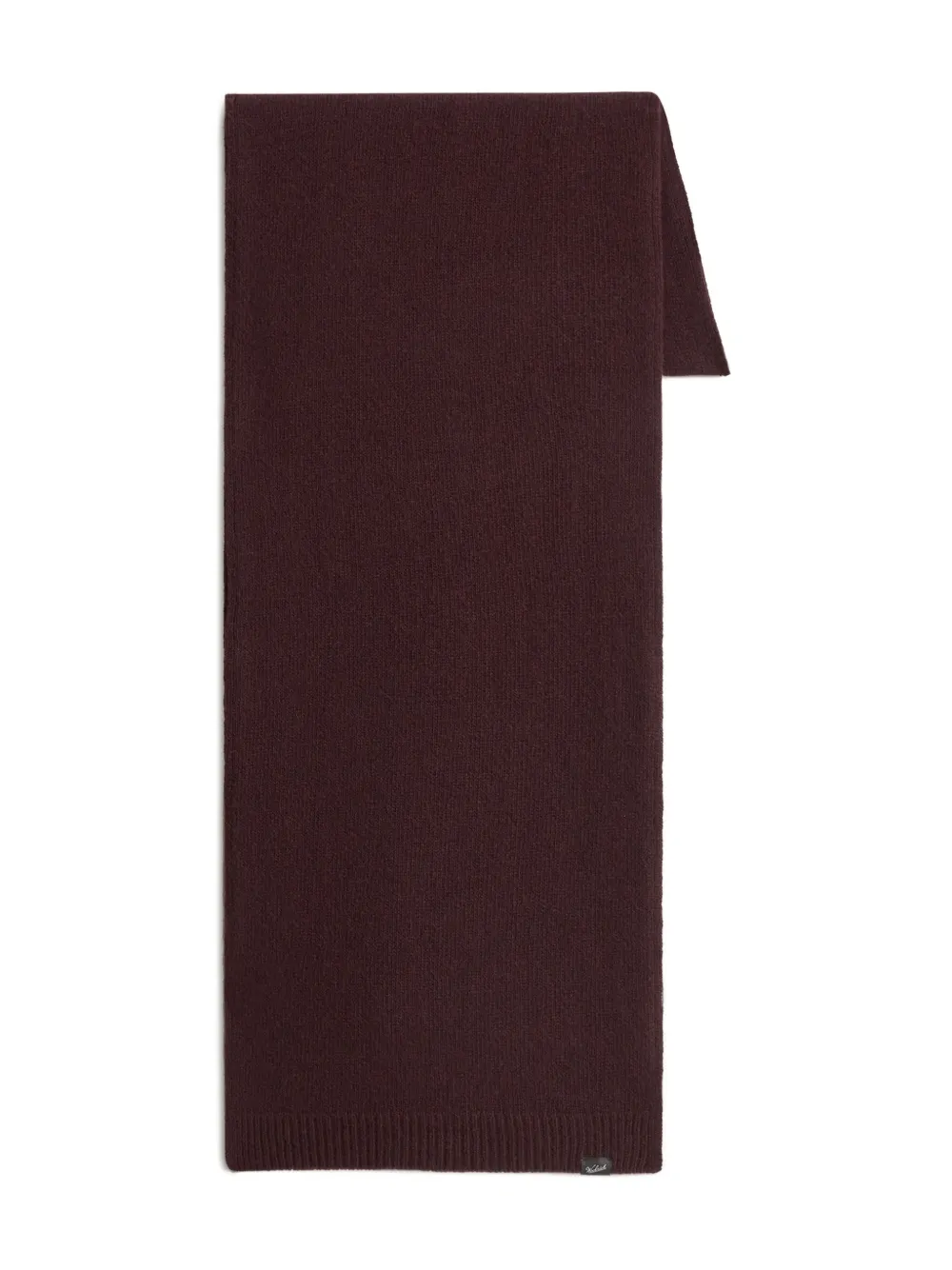Woolrich Ribbed Scarf In Burgundy