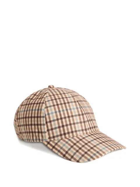 Woolrich checked baseball cap