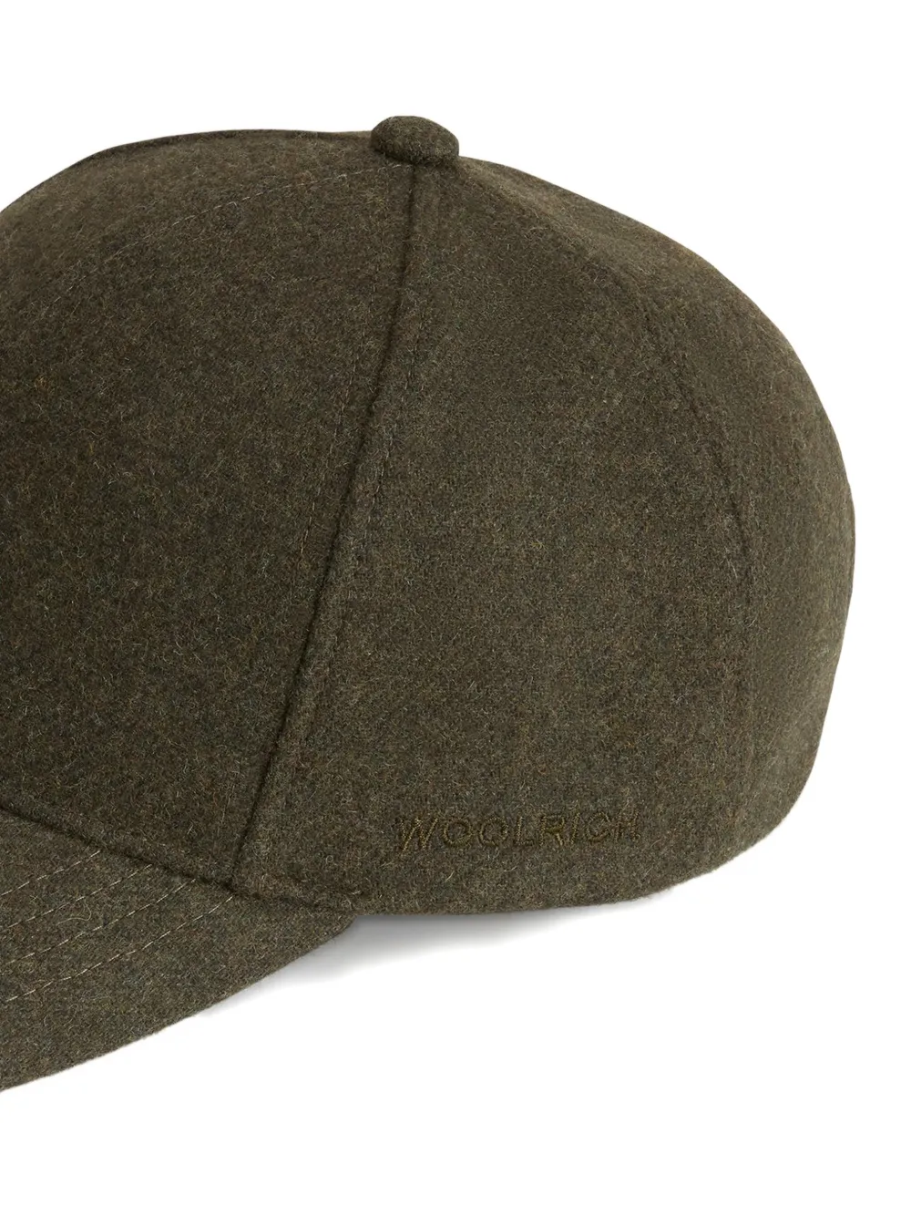 Woolrich Wool Baseball Cap In Green