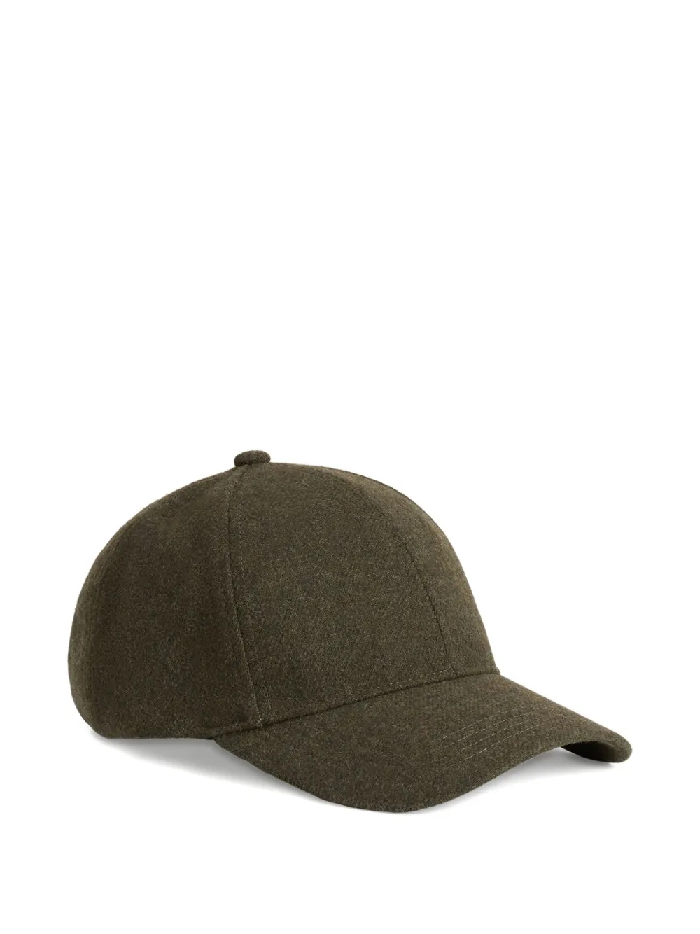 Woolrich Wool Baseball Cap In Green