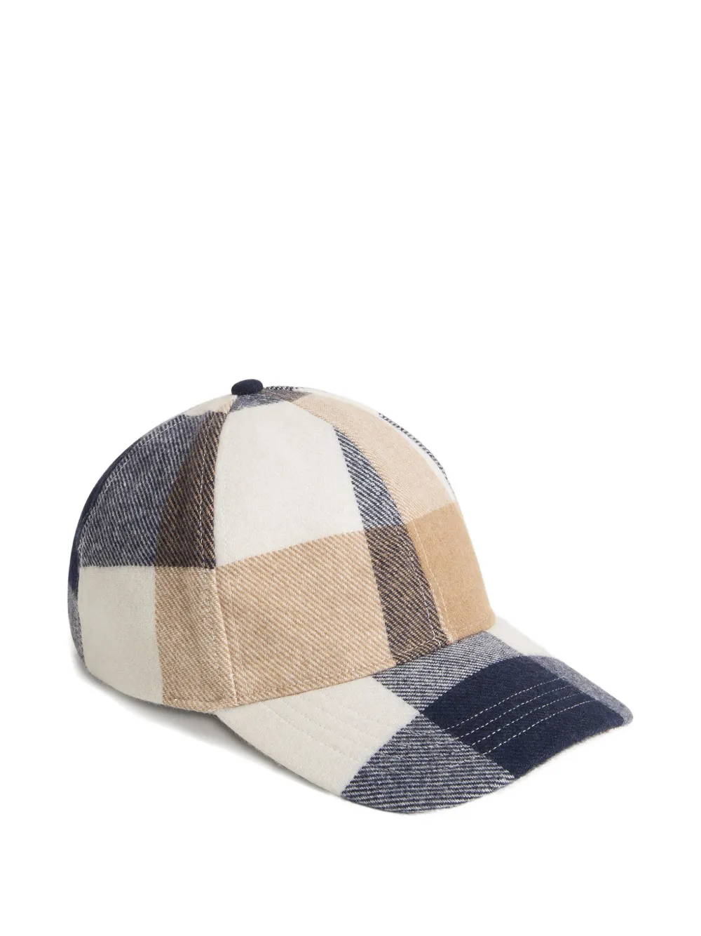 Woolrich checked-pattern baseball cap | Neutrals | Image 1