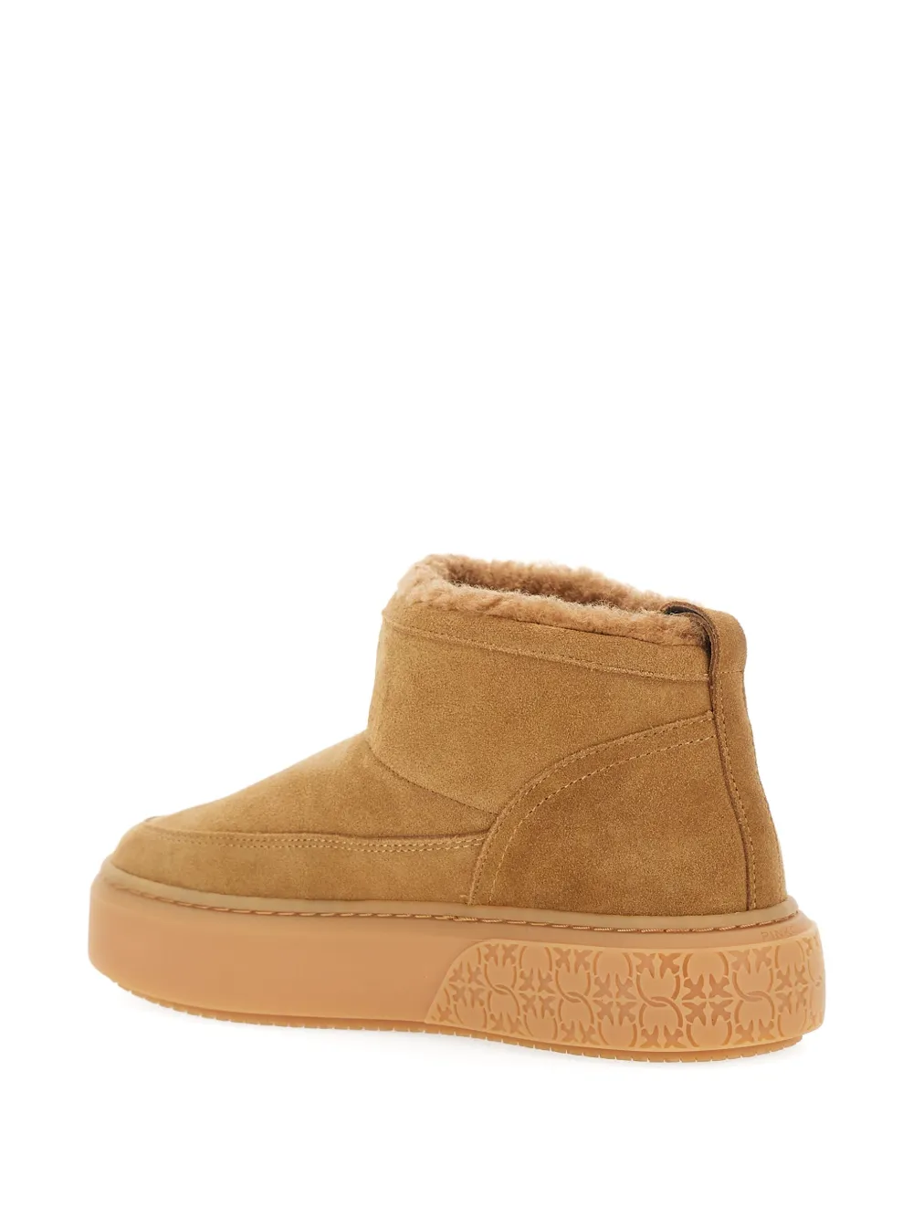 PINKO suede platform boots Neutrals