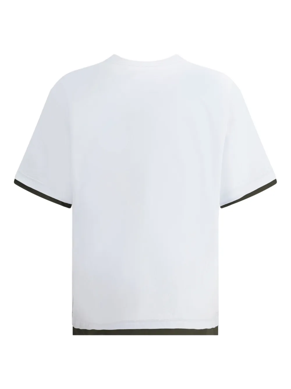 Sacai pocket-trimmed jersey T-shirt - Wit