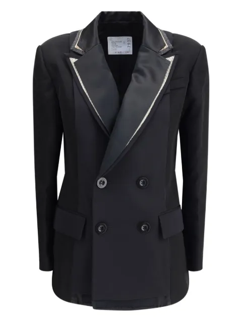 sacai double-breasted jacket