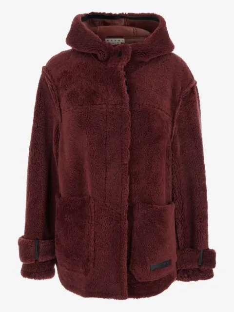 Marni hooded fleece jacket