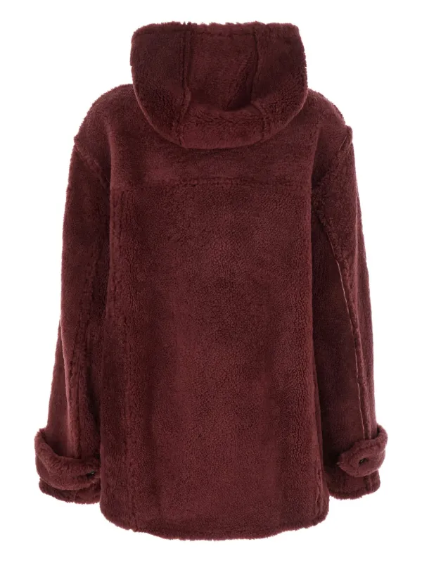 Marni Hooded Fleece Jacket | Red | FARFETCH