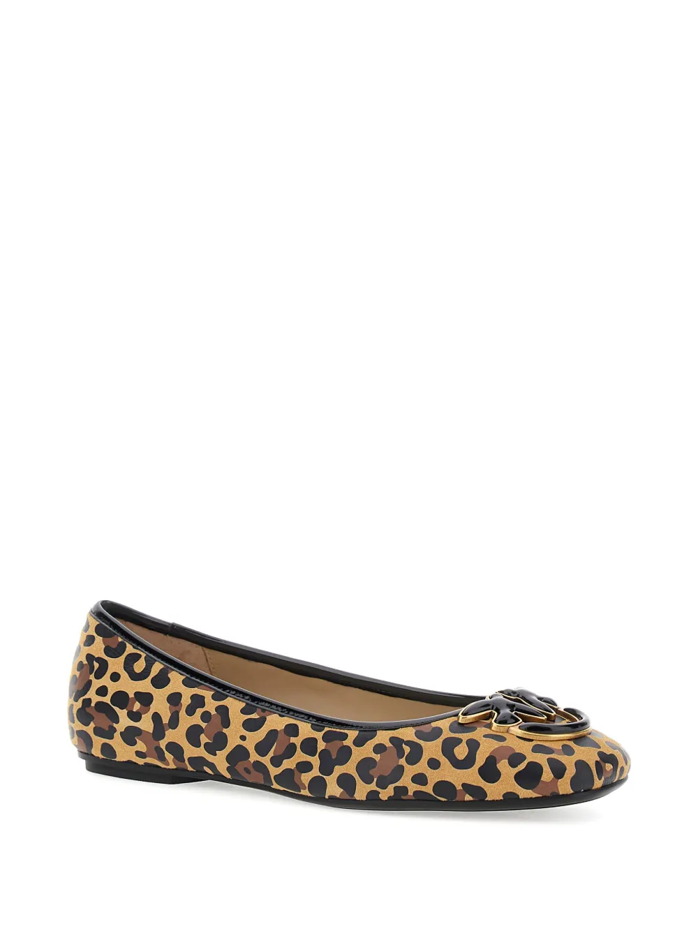 PINKO leopard-print ballerina flats Brown