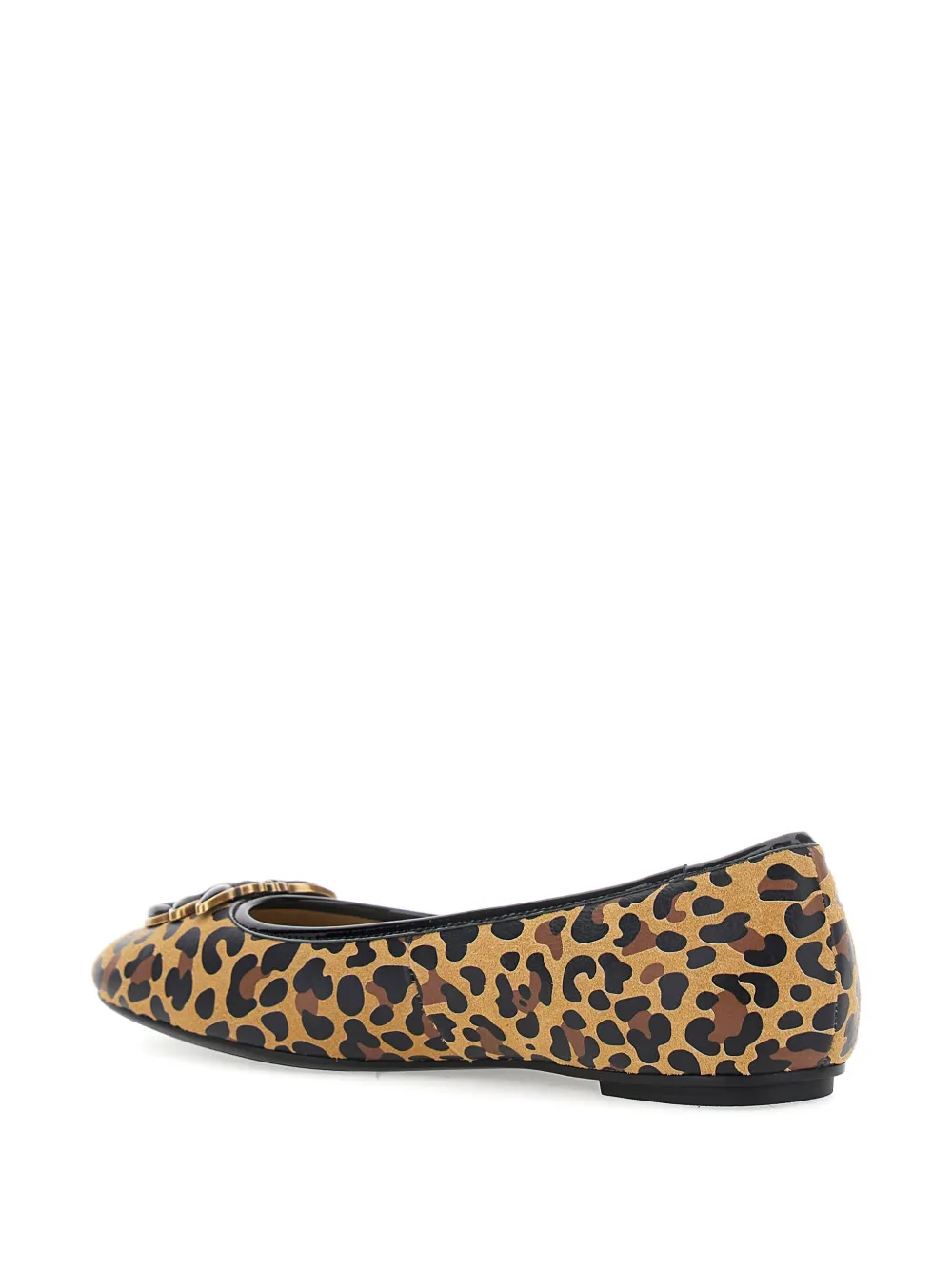 PINKO leopard-print ballerina flats Brown