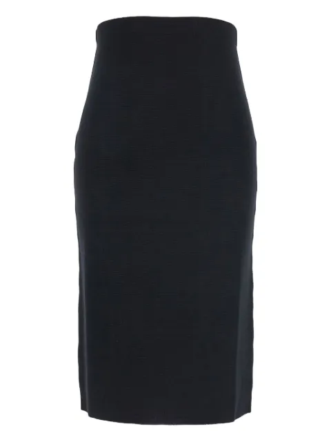 Semicouture zip-fastening midi skirt