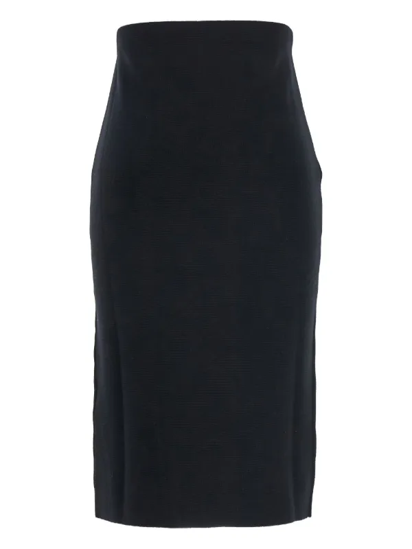 スカート Semicouture Skirts Semicouture zip-fastening Midi Skirt | Black | FARFETCH