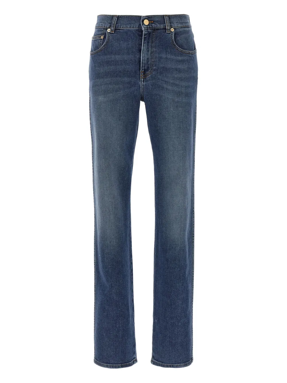 Fabiana Filippi Jeans met gebreide zak Blauw