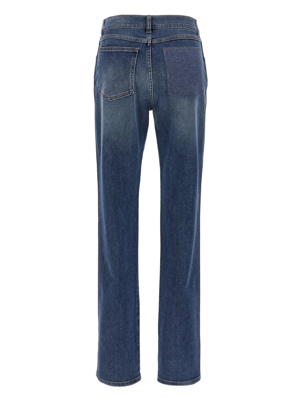 Fabiana Filippi Jeans met gebreide zak Blauw