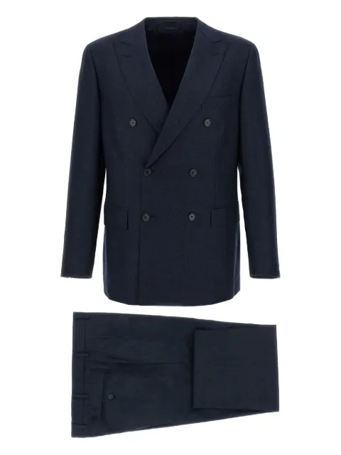 Brioni herringbone wool suit