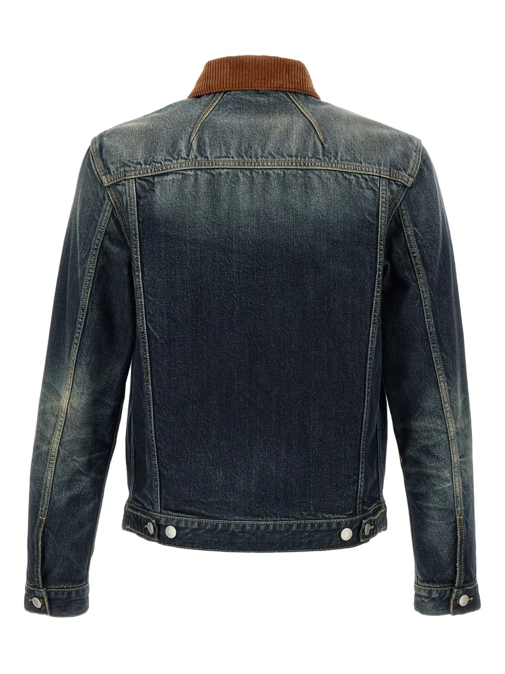 Alexander McQueen Denim jack Blauw