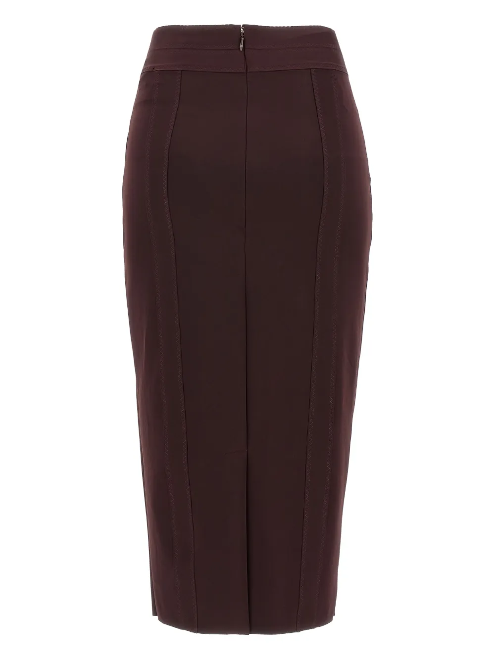 Elisabetta Franchi Mini-rok met logodetail Rood