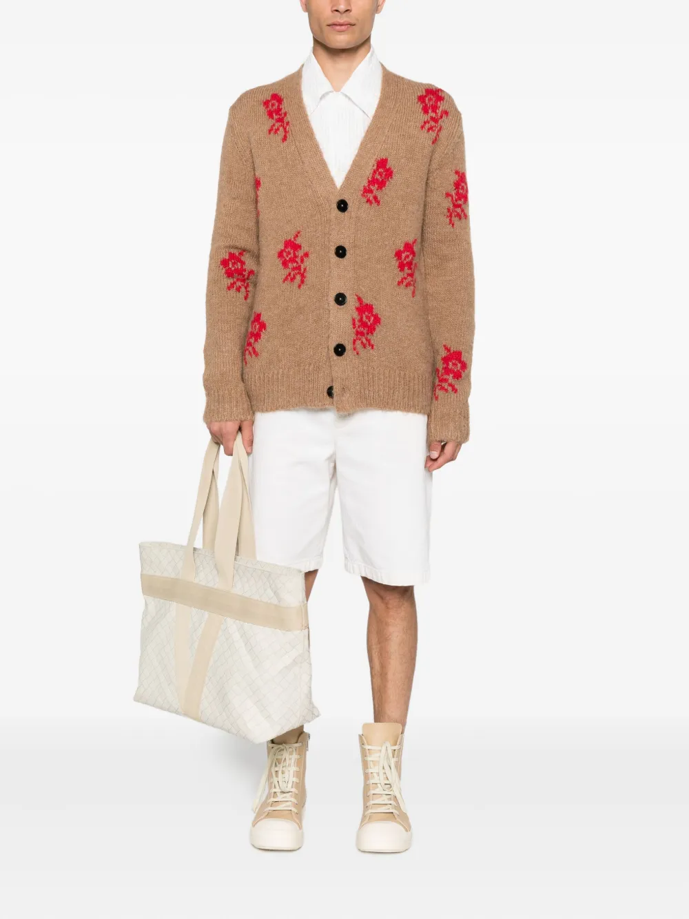 Jil Sander rose-detailed cardigan | Cardigans | Image 2