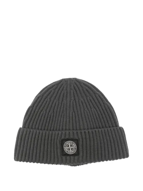 Bonnet à patch logo - Stone Island - Modalova