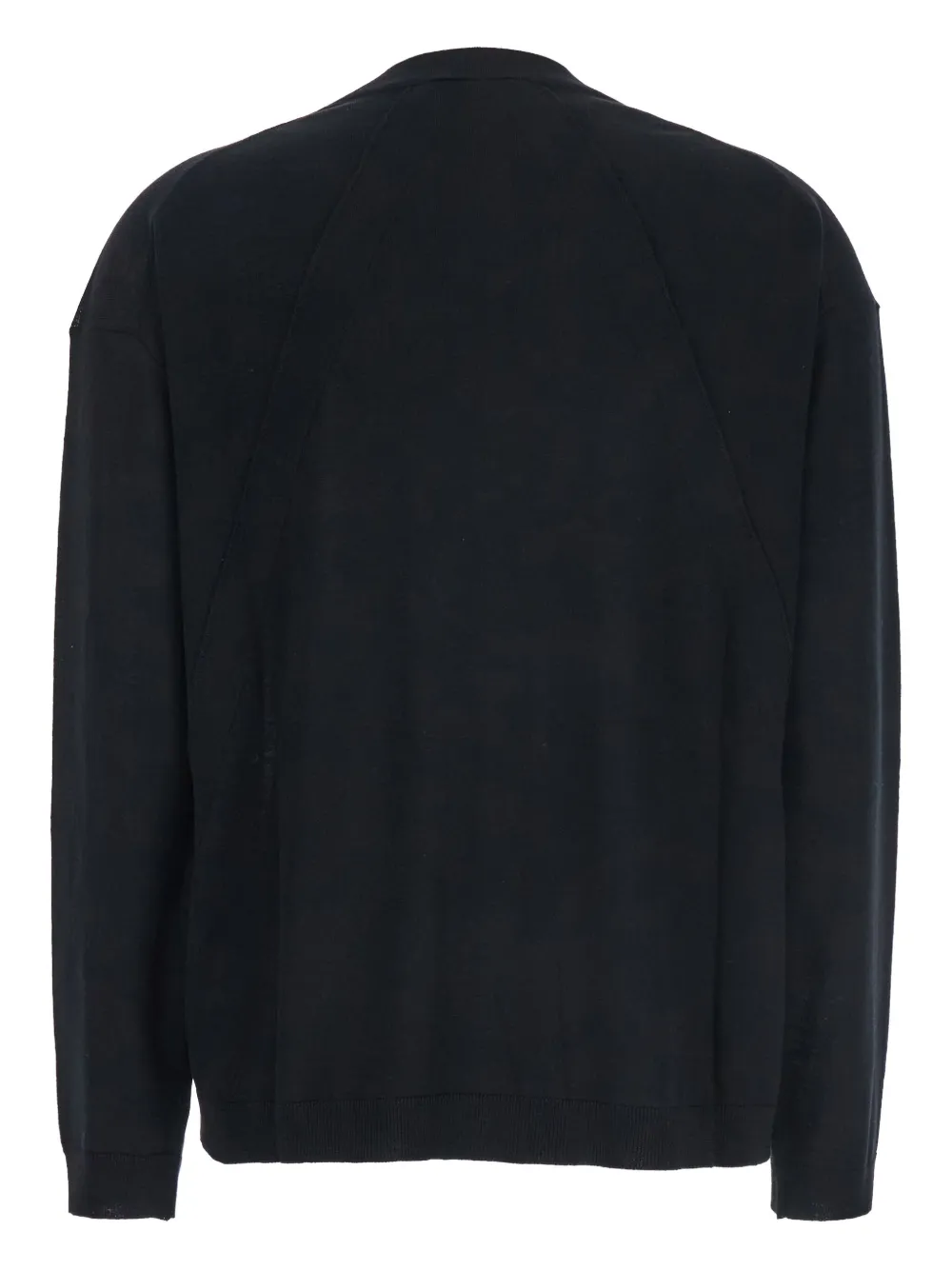 Semicouture v-neck wool sweater Zwart