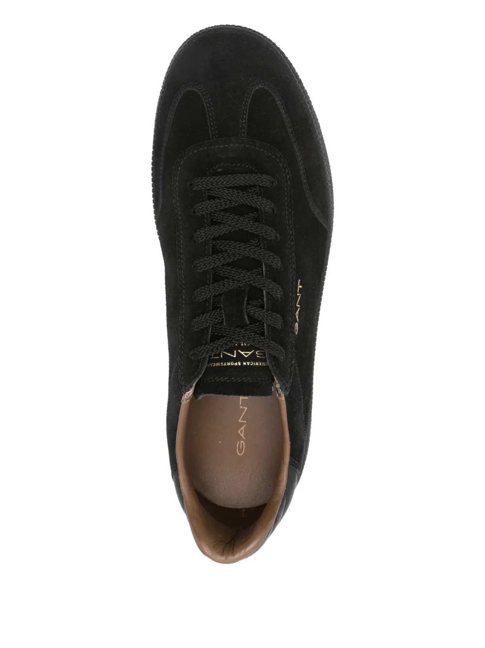 Gant Cuzmo suede low-top sneakers Black