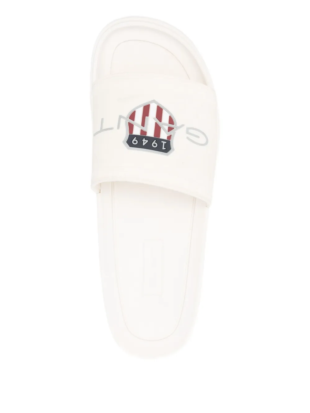 Gant Pierbay logo-print sliders White