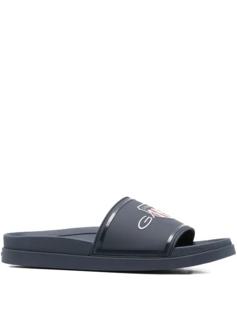 Gant Pierbay logo-embellished sliders