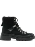 Gant lace-up shearling boots - Black