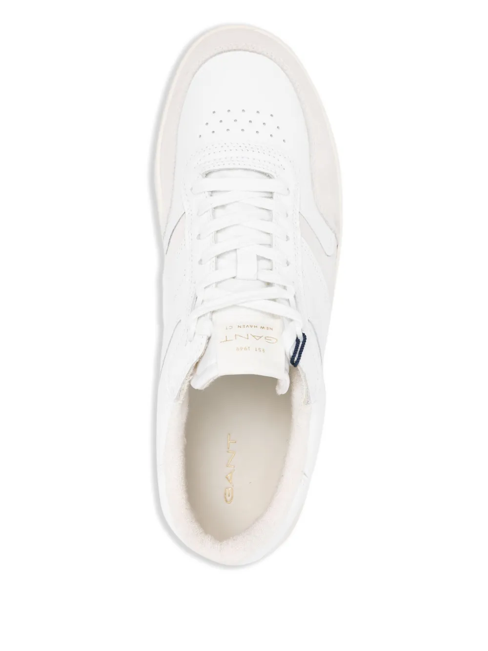 Gant suede-panel sneakers White