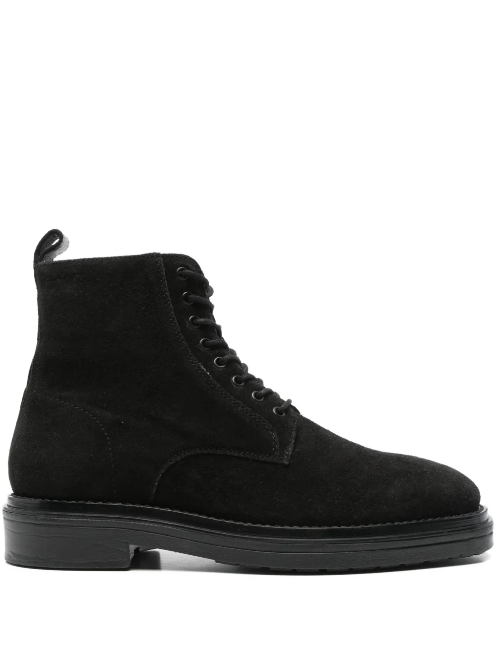 Gant lace-up suede boots Black