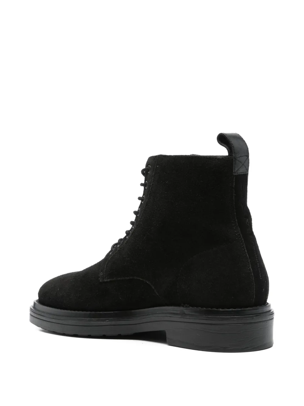 Gant lace-up suede boots Black