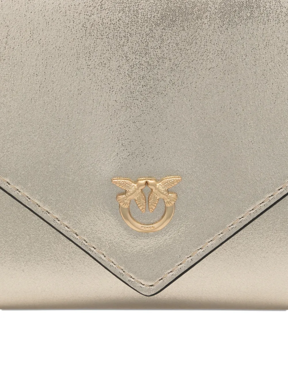 PINKO Envelope mini-tas met omslag en ketting Goud