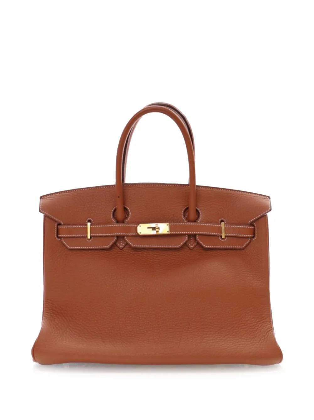 Hermès Pre-Owned 2005 クレマンス バーキン ルトゥルネ 35 ハンドバッグ - ブラウン Hermès Pre-Owned 2005 クレマンス バーキン ルトゥルネ 35 ハンドバッグ - ブラウン