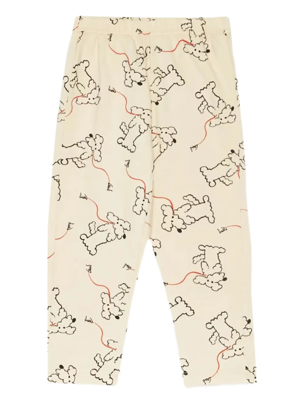 Weekend house kids Legging met elastische tailleband Beige