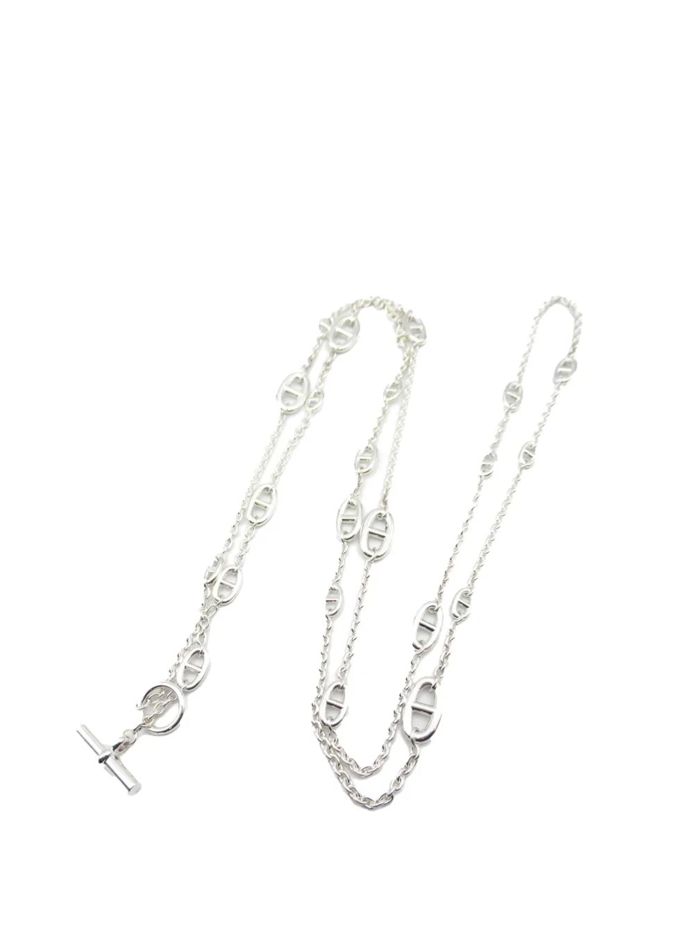 Hermès Pre-Owned 2010-2025 Sterling Silver Chain d'Ancre Farandole Hermès Pre-Owned 2010-2025 Sterling Silver Chain d'Ancre Farandole