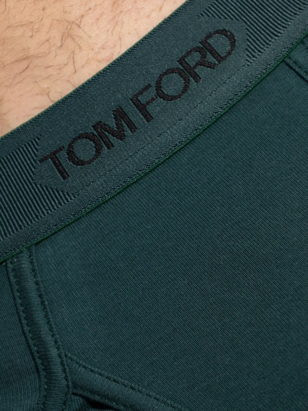TOM FORD Slip met logoband Groen