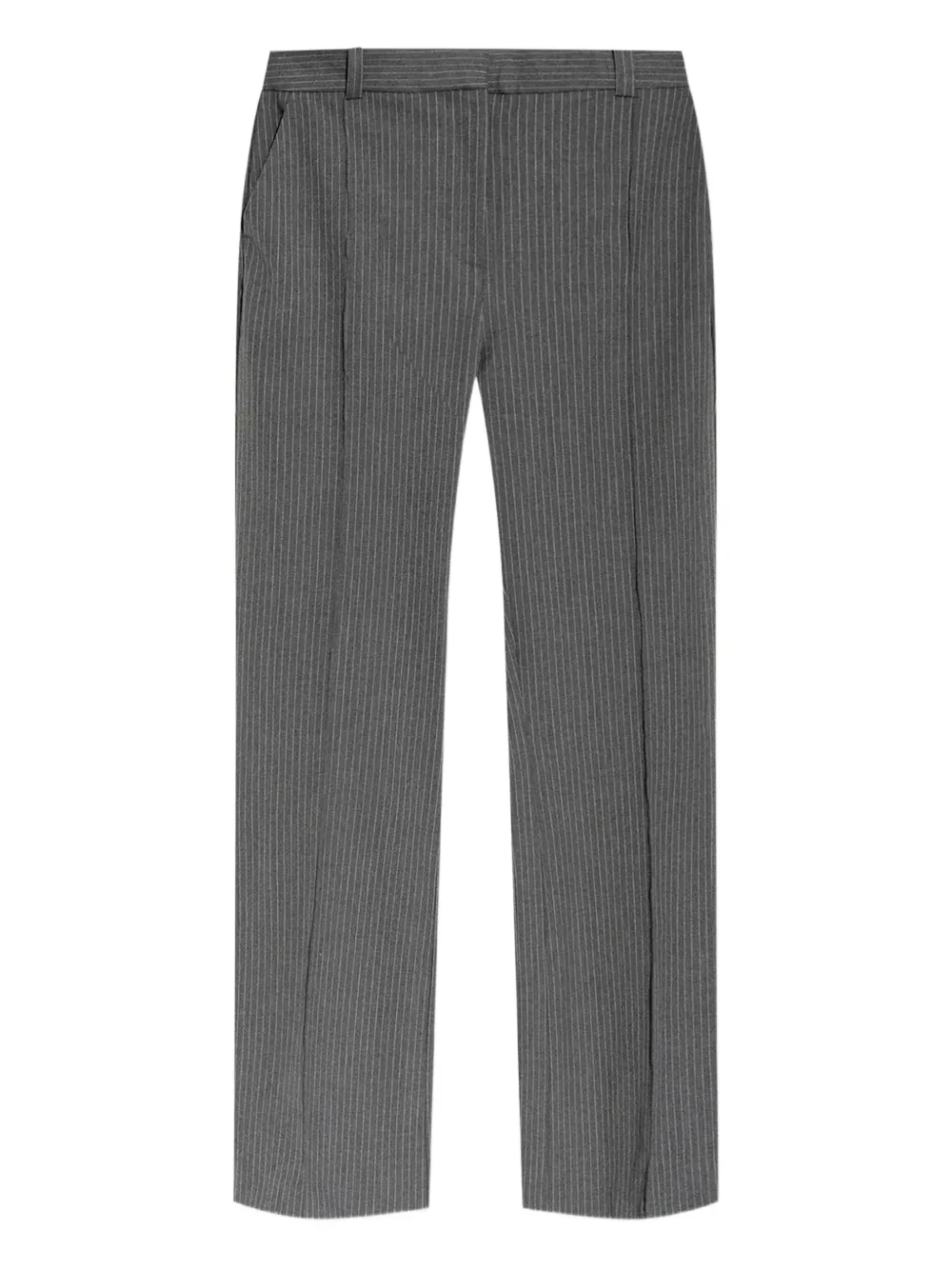 SAMSOE SAMSOE pinstripe pleated trousers | Grey | Image 1