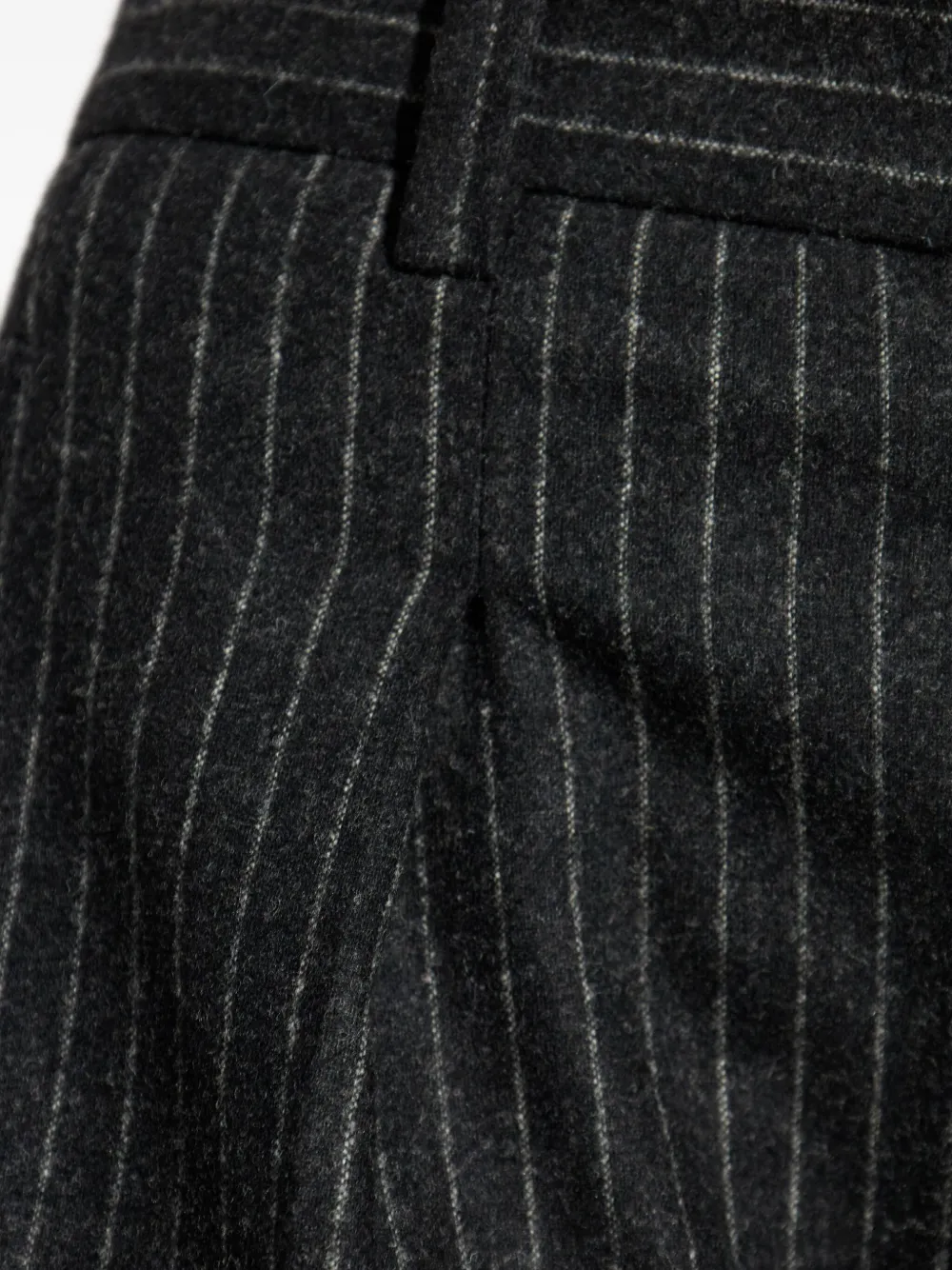 ISABEL MARANT Lisetta pinstripe pleated straight trousers Grijs