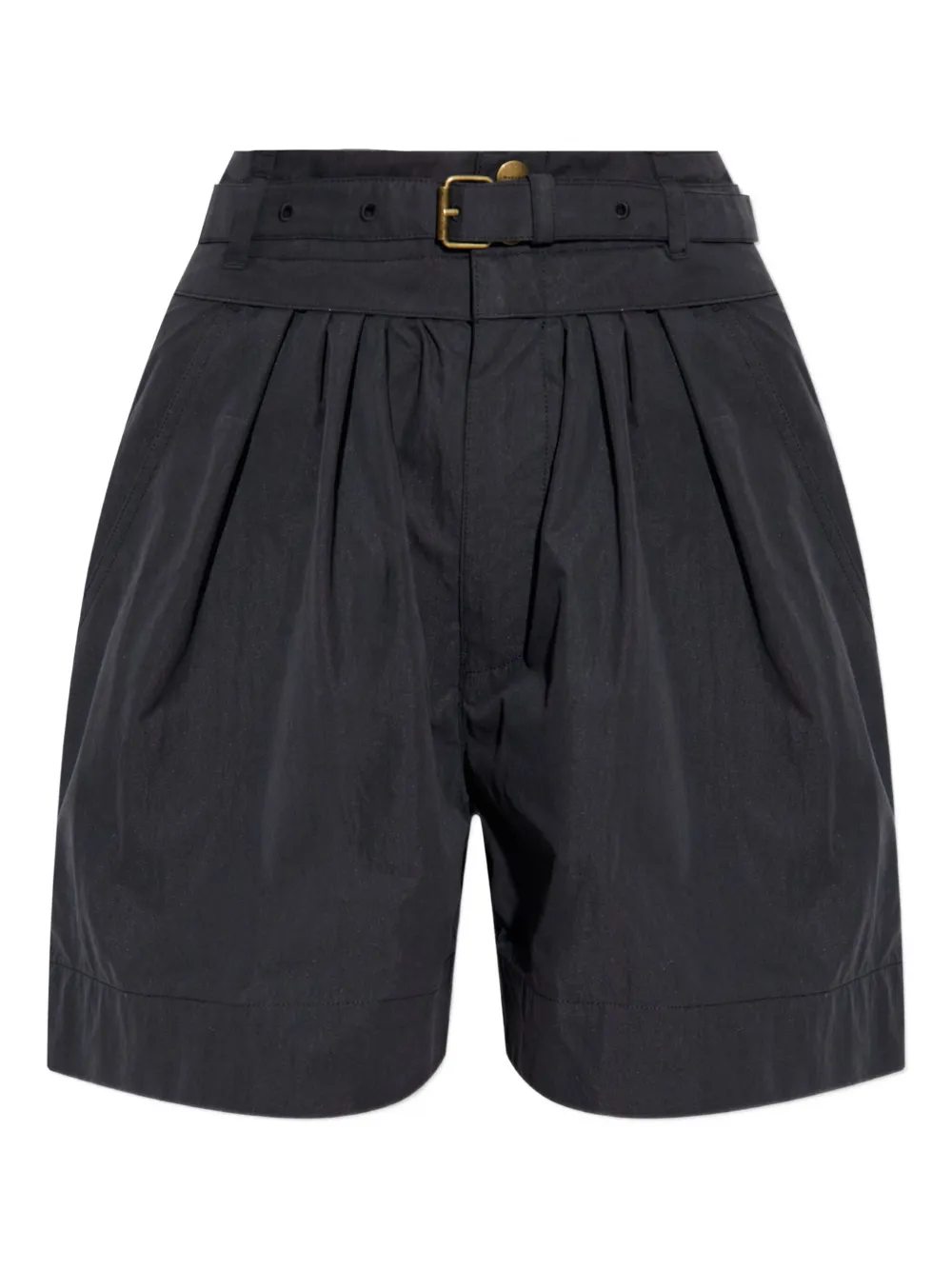 Isabel Marant Étoile Danica Cotton-blend Bermuda Shorts In Black